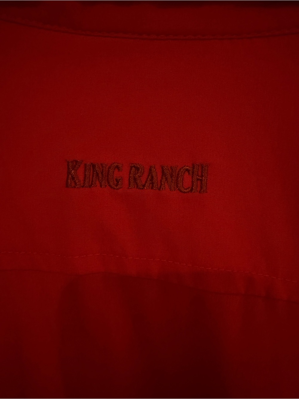 King Ranch Running W Red Performance Shirt - Picture 6 of 6